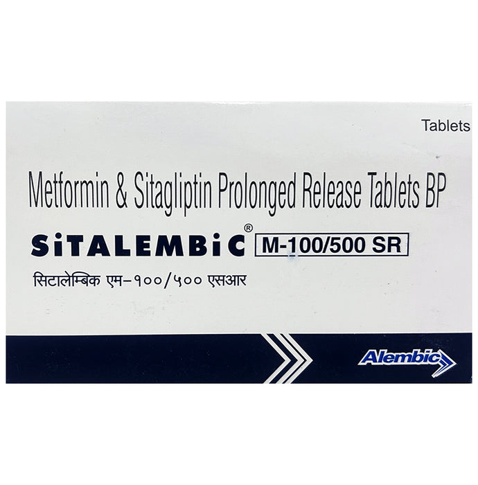 Sitalembic M 100mg/500mg Tablet - Classic Derma