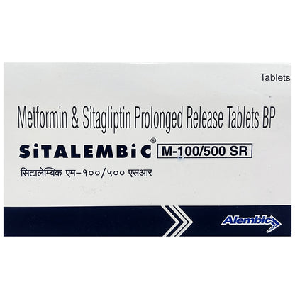 Sitalembic M 100mg/500mg Tablet - Classic Derma