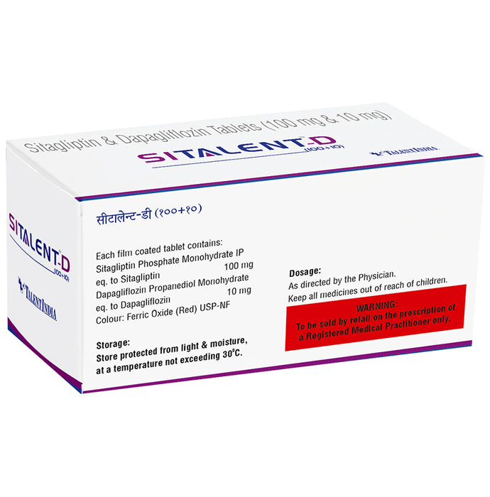 Sitalent D 10mg/100mg Tablet