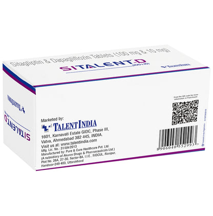 Sitalent D 10mg/100mg Tablet