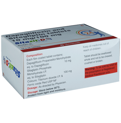 Sitazit-D 10mg/100mg Tablet
