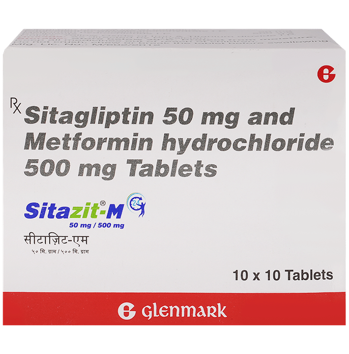 Sitazit-M 50mg/500mg Tablet