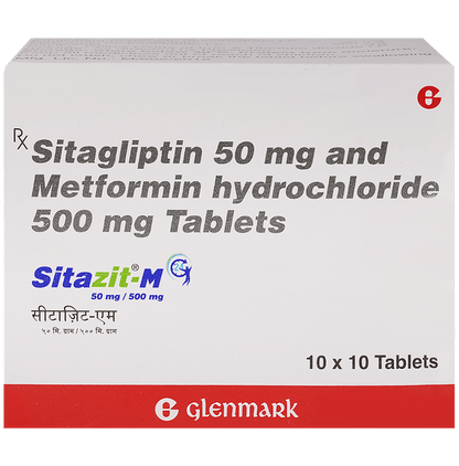 Sitazit-M 50mg/500mg Tablet