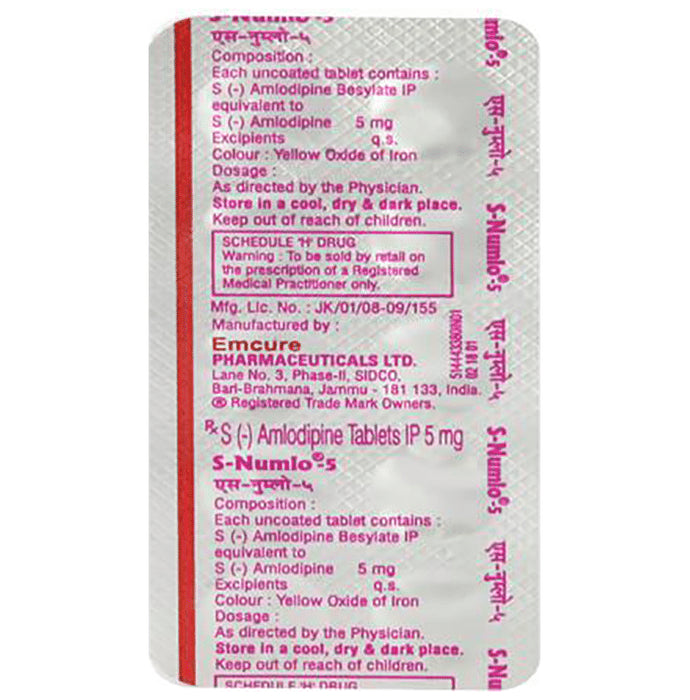Buy S-Numlo 5 Tablet Online | Classic Derma – Classic Derma-UAE