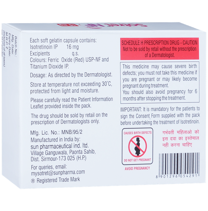 Sotret NF 16mg Capsule