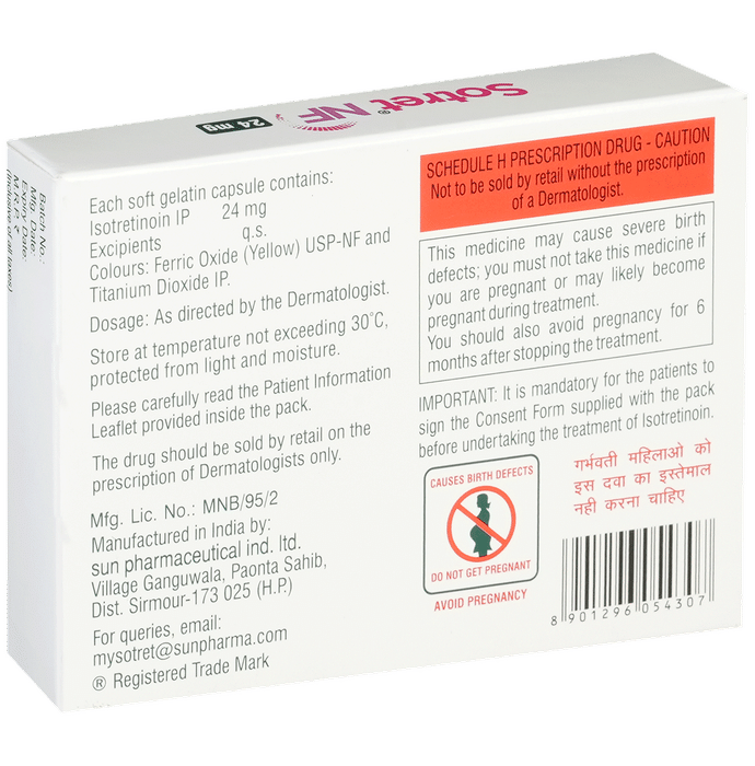 Sotret NF 24mg Capsule