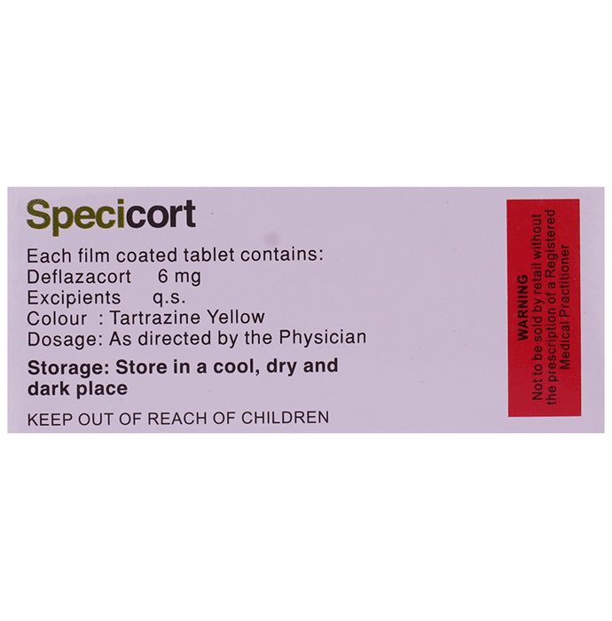 Specicort Tablet