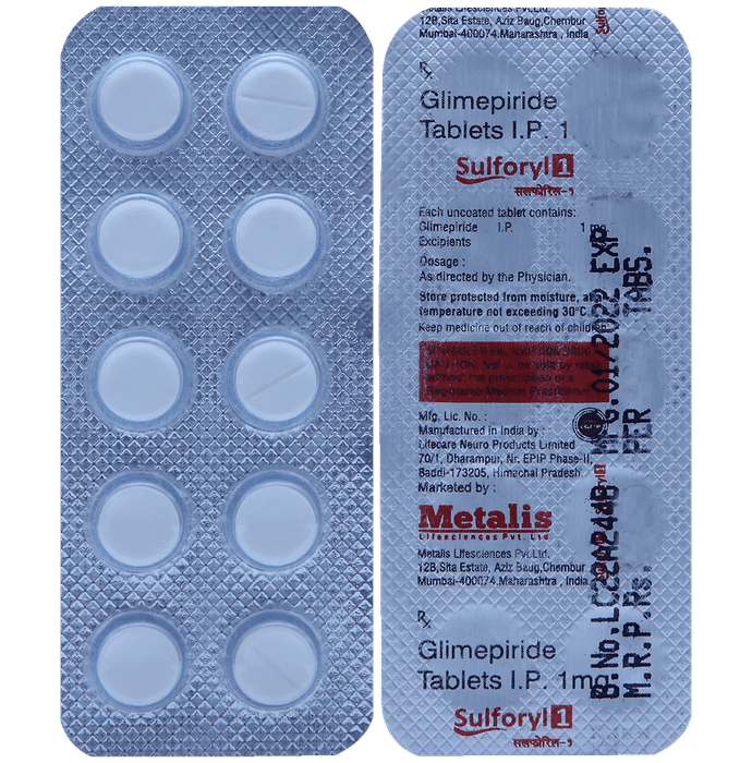 Sulforyl 1mg Tablet - Classic Derma