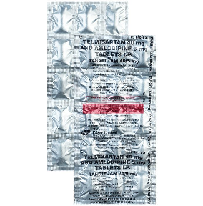 Targit-AM 40mg/5mg Tablet - Classic Derma
