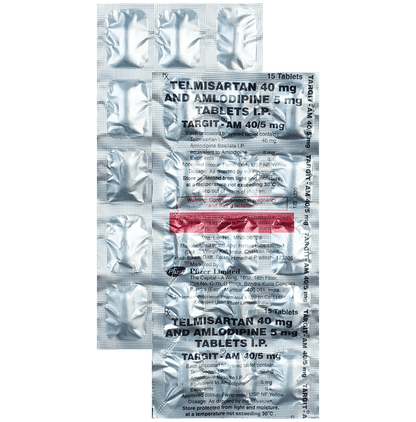 Targit-AM 40mg/5mg Tablet - Classic Derma
