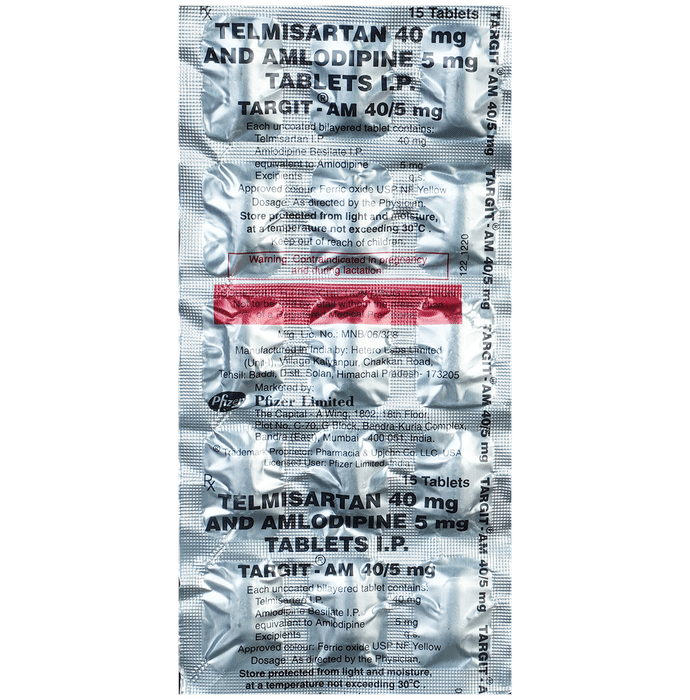 Targit-AM 40mg/5mg Tablet