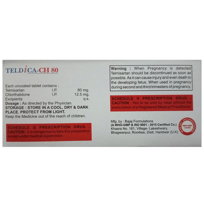 Teldica-CH 80 Tablet