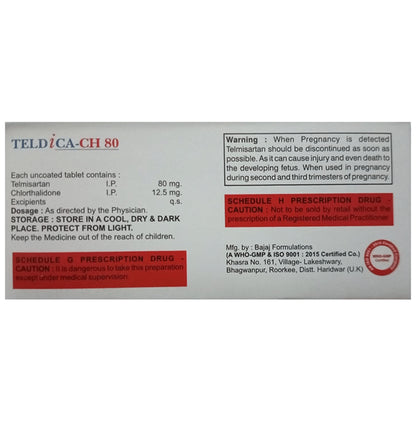 Teldica-CH 80 Tablet