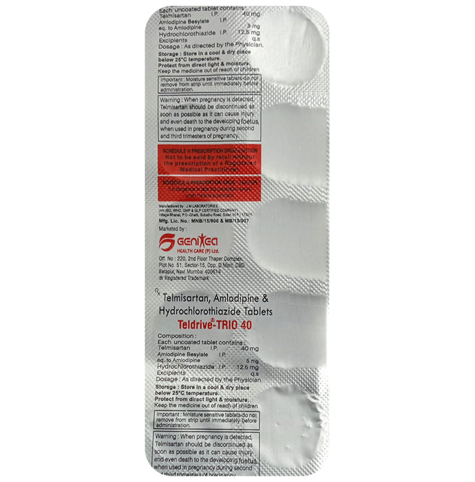 Buy Teldrive-Trio Tablet Online | Classic Derma – Classic Derma-UAE