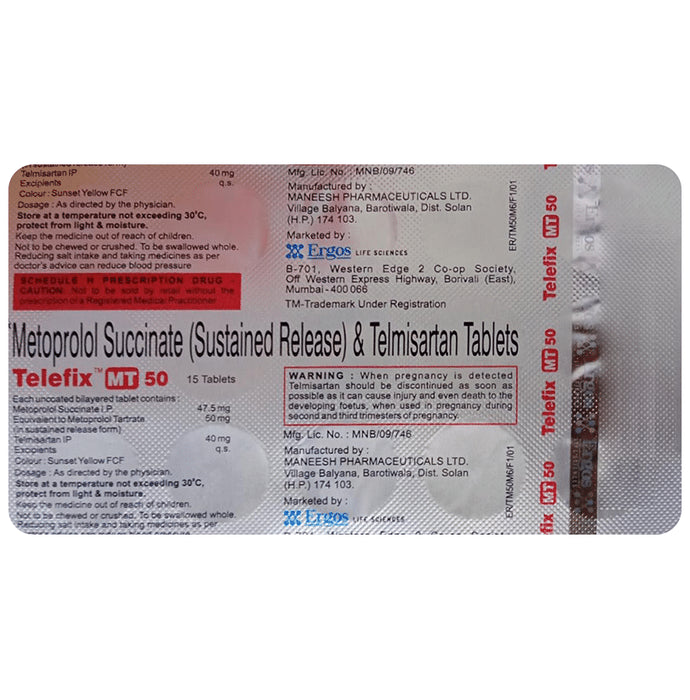 Buy Telefix MT 50 Tablet Online | Classic Derma – Classic Derma-UAE