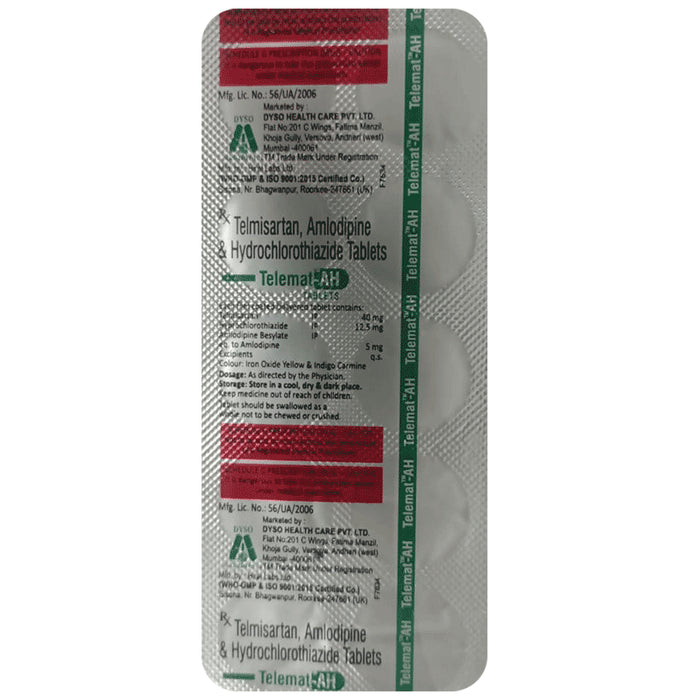 Buy Telemat-AH Tablet Online | Classic Derma – Classic Derma-UAE