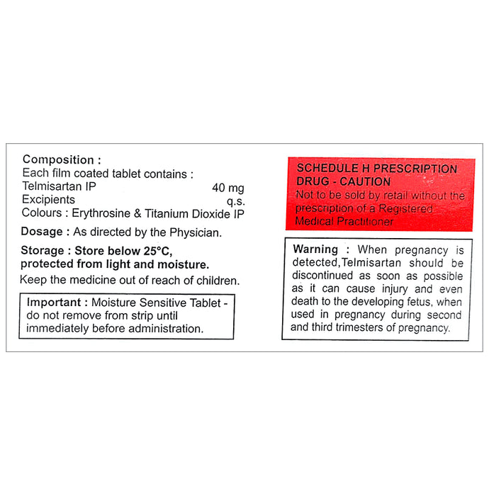 Telglenz 40 Tablet