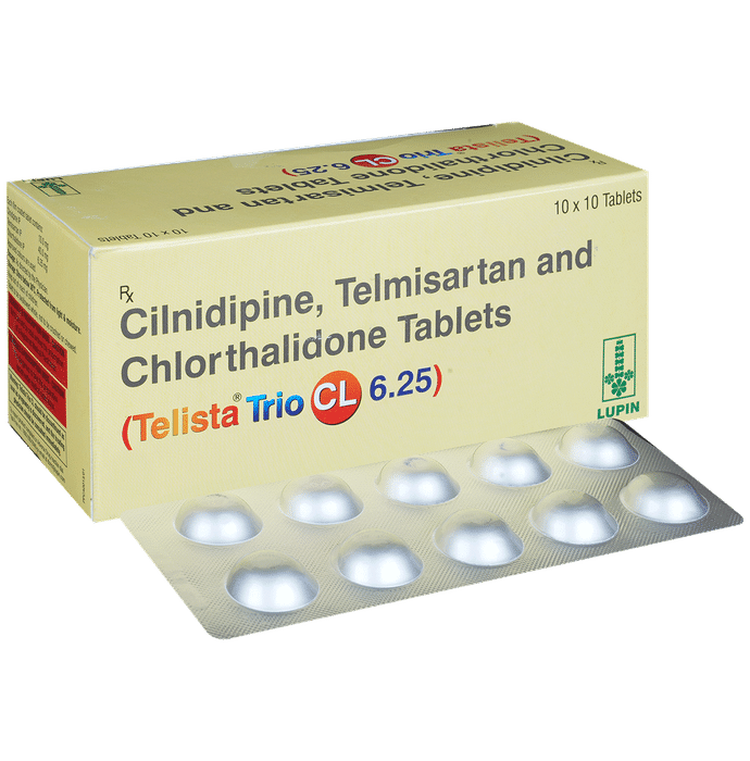 Telista Trio CL 6.25 Tablet - Classic Derma