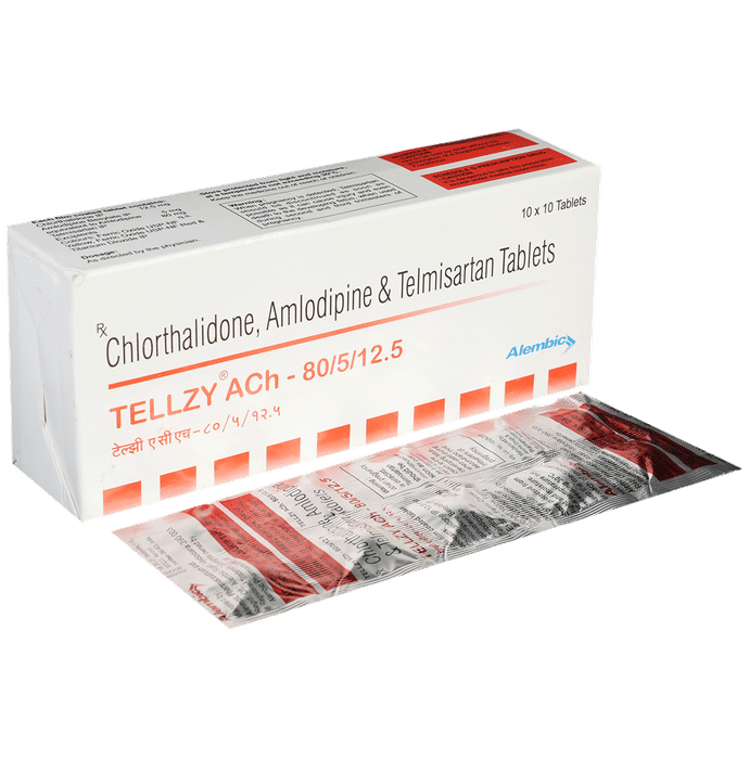 Tellzy Ach 80/5/12.5 Tablet - Classic Derma