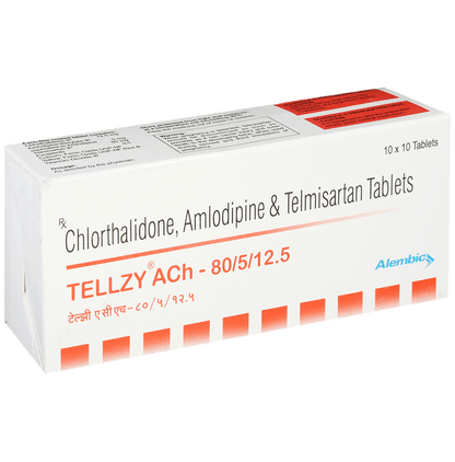 Tellzy Ach 80/5/12.5 Tablet