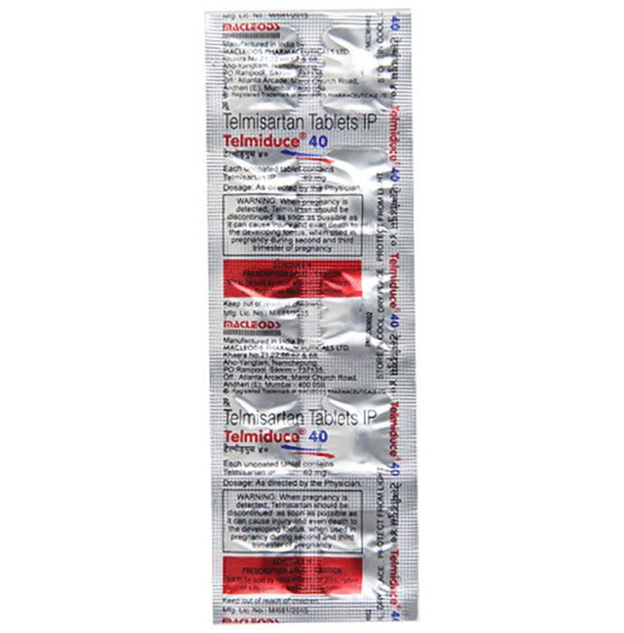 Buy Telmiduce 40mg Tablet Online | Classic Derma – Classic Derma-UAE