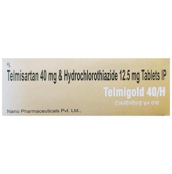 Telmigold 40/H Tablet - Classic Derma