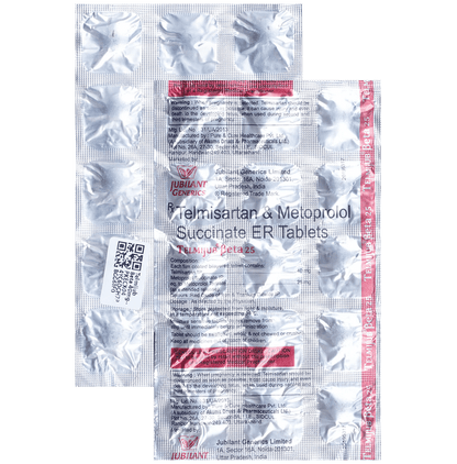 Telmijub Beta 40mg/25mg Tablet ER - Classic Derma