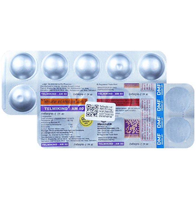 Telmikind-AM 80 Tablet - Classic Derma