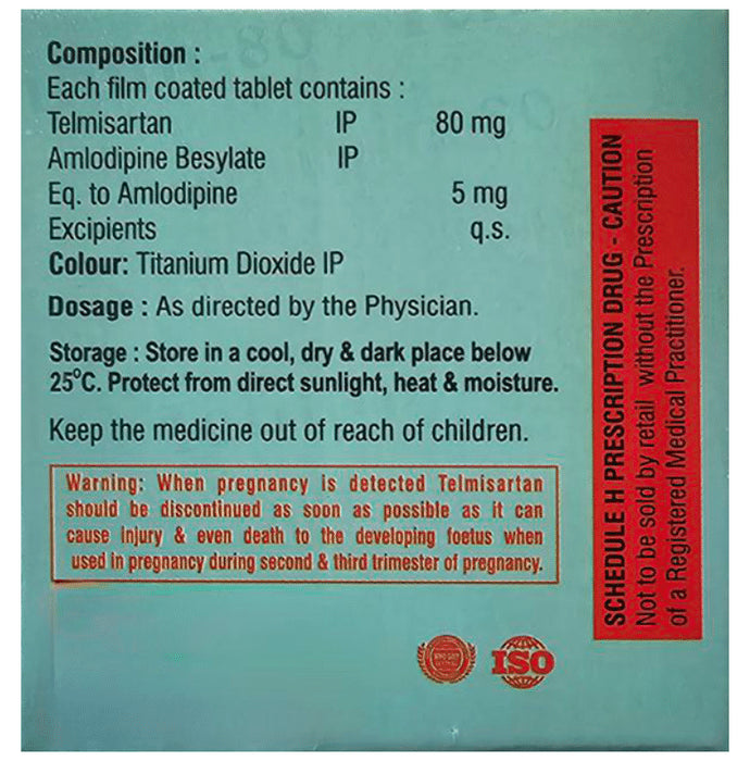 Telmipin 80 Tablet