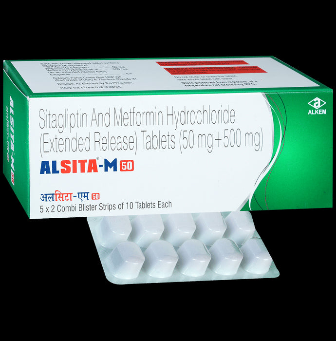 Alsita M 50mg/500mg Tablet ER - Classic Derma