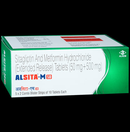 Alsita M 50mg/500mg Tablet ER