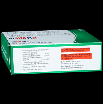 Alsita M 50mg/500mg Tablet ER