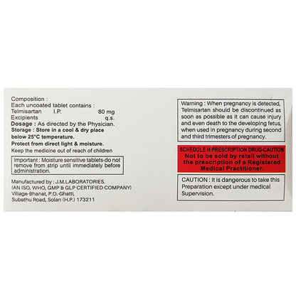 Telphase 80 Tablet