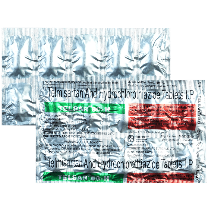 Telsar 80 H Tablet - Classic Derma
