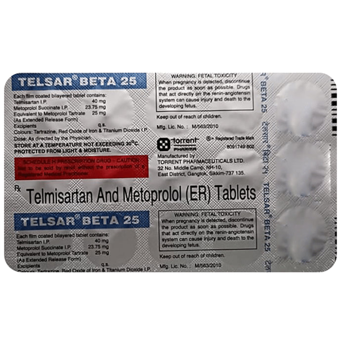 Telsar Beta 25 Tablet ER