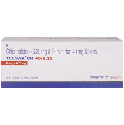 Telsar CH 40mg/6.25mg Tablet