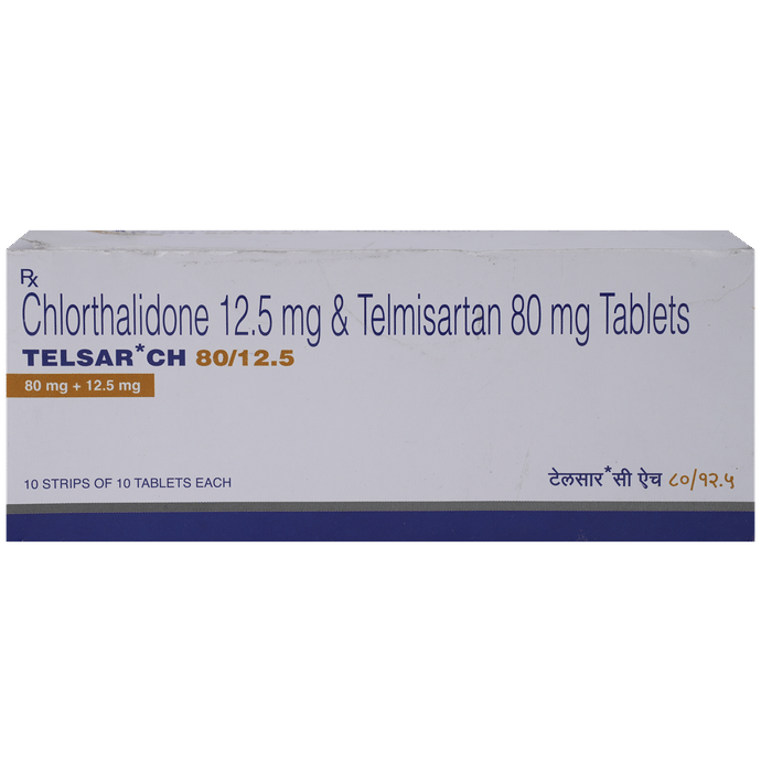 Telsar CH 80mg/12.5mg Tablet