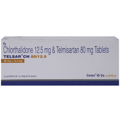 Telsar CH 80mg/12.5mg Tablet