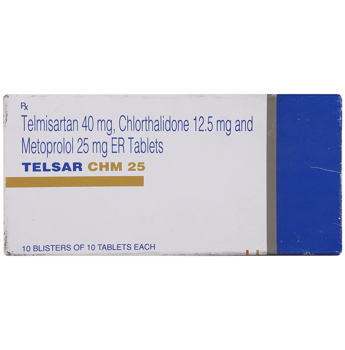 Telsar CHM 25 Tablet