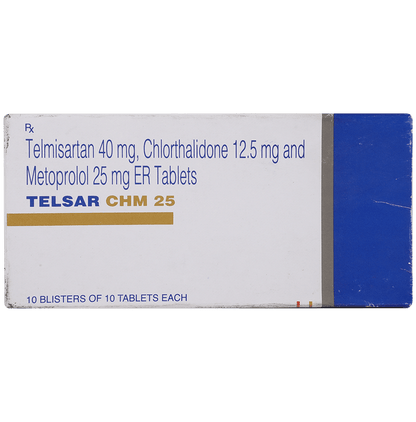 Telsar CHM 25 Tablet