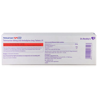 Telsartan-AM 80 Tablet