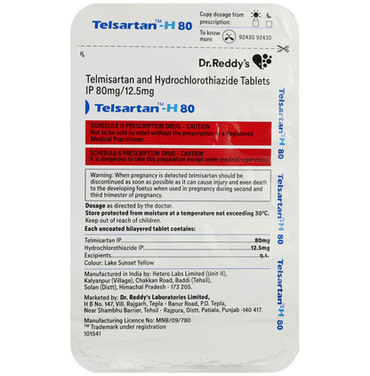 Telsartan-H 80 Tablet