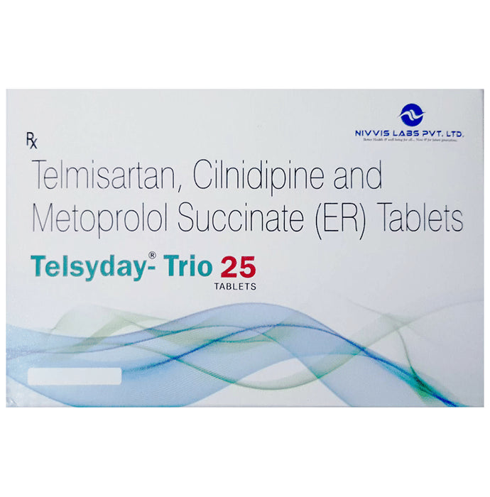 Telsyday-Trio 25 Tablet ER - Classic Derma