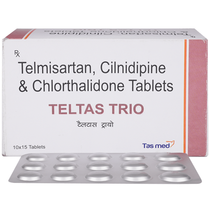 Buy Teltas Trio 40mg/10mg/6.5mg Tablet Online | Classic Derma – Classic ...