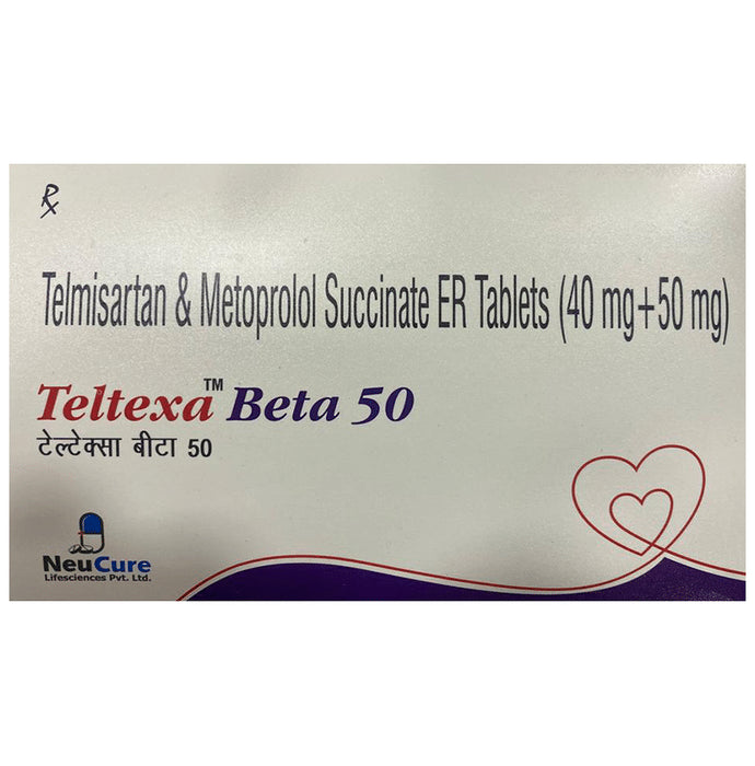 Teltexa Beta 50 Tablet ER - Classic Derma