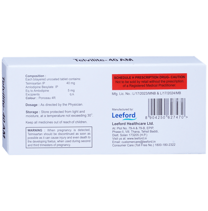 Telvilite AM 40 Tablet