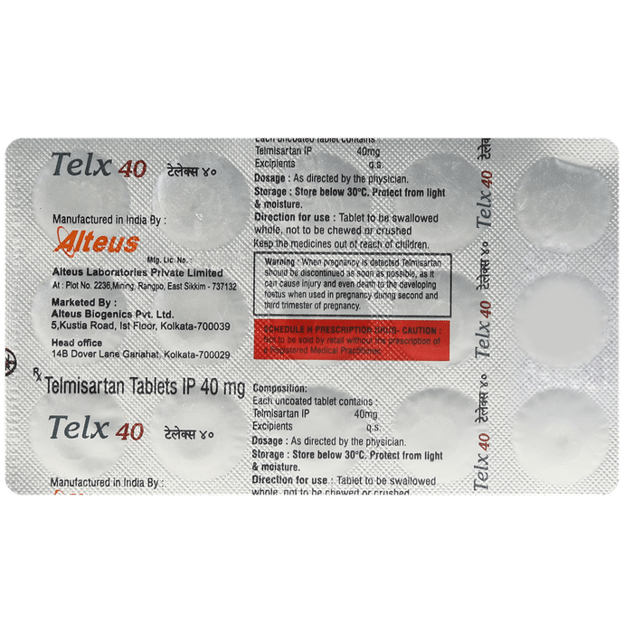 Buy Telx 40mg Tablet Online | Classic Derma – Classic Derma-UAE