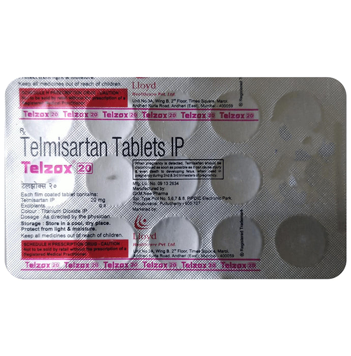 Telzox 20 Tablet - Classic Derma