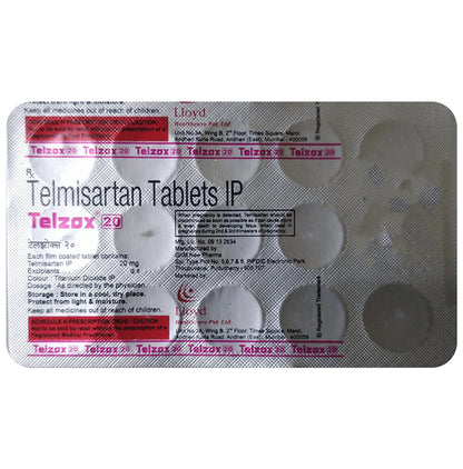 Telzox 20 Tablet - Classic Derma