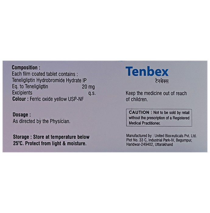 Tenbex 20mg Tablet